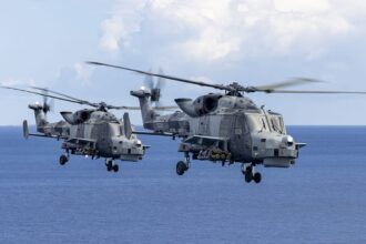 Three dead in Royal Navy helicopter training crash in UK