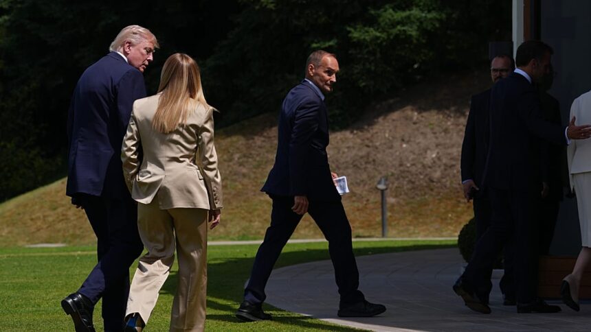 ‘We have always been friends’: Trump and Meloni make amends at G7