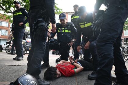 Morocco’s World Cup win sparks celebrations and clashes in the Hague