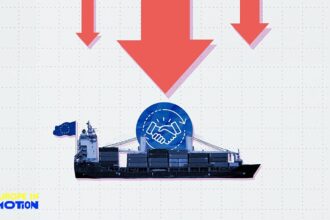 How much is EU trade with the US dropping?