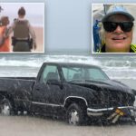 Driver plows into toll booth, killing longtime attendant, before driving truck into ocean