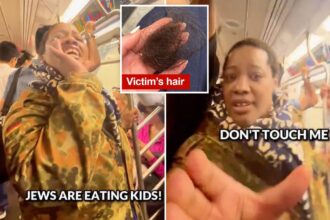 Antisemitic straphanger rips out subway rider’s hair in horrific attack on packed train: ‘Jews are eating kids’