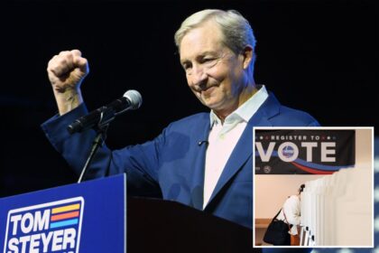 Tom Steyer won’t concede as he trails badly in  vote count after blowing 0M— claiming numbers could change