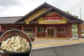 Outback Steakhouse customer sues restaurant for .5M after face-plant over ‘slippery’ mashed potatoes