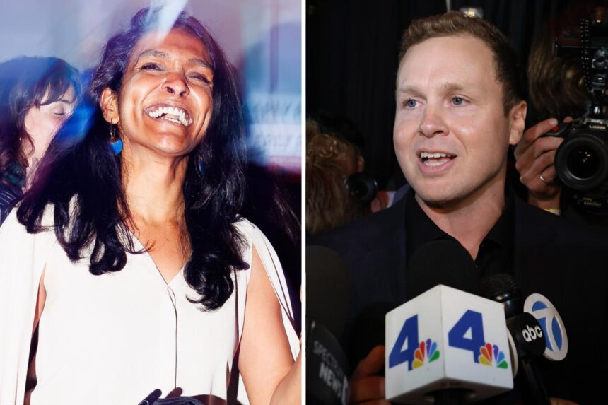 Dramatic shift in LA mayoral candidates’ odds of winning as ballot counting stretches on