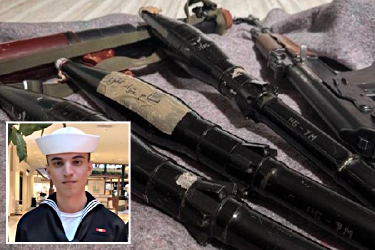 Terrifying arsenal of rockets Navy sailor tried to buy for mass murder of Special Forces operatives