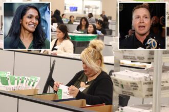 Spencer Pratt loses LA mayor’s race as Nithya Raman surges through to runoff after massive dump of ballots