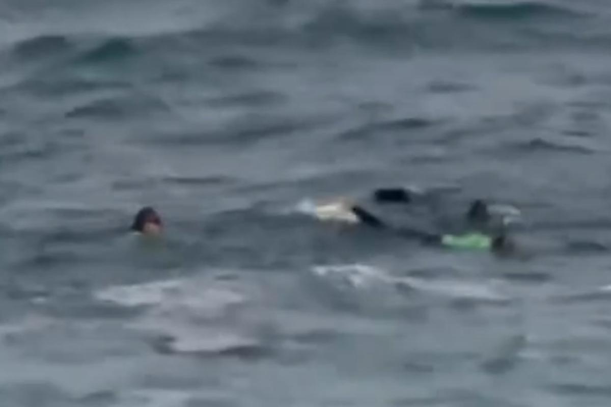 Desperate search for girl after monster wave sweeps her away from her mom off Laguna Beach