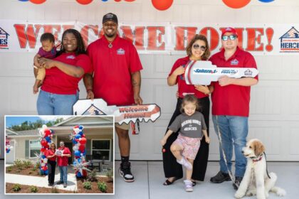 America’s wounded, struggling veterans get brand-new homes built by Florida teens