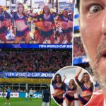 Watch Scottish World Cup fan’s jaw-dropping reaction to Patriots cheerleaders