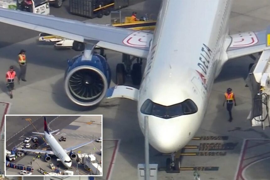 FDNY deploys more than 140 personnel to JFK after Delta flight reported with flat tires on approach to landing