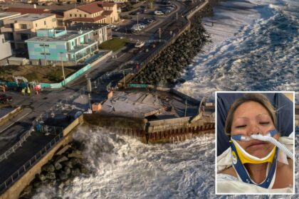 California woman dragged into the ocean as massive ‘sneaker wave’ strikes