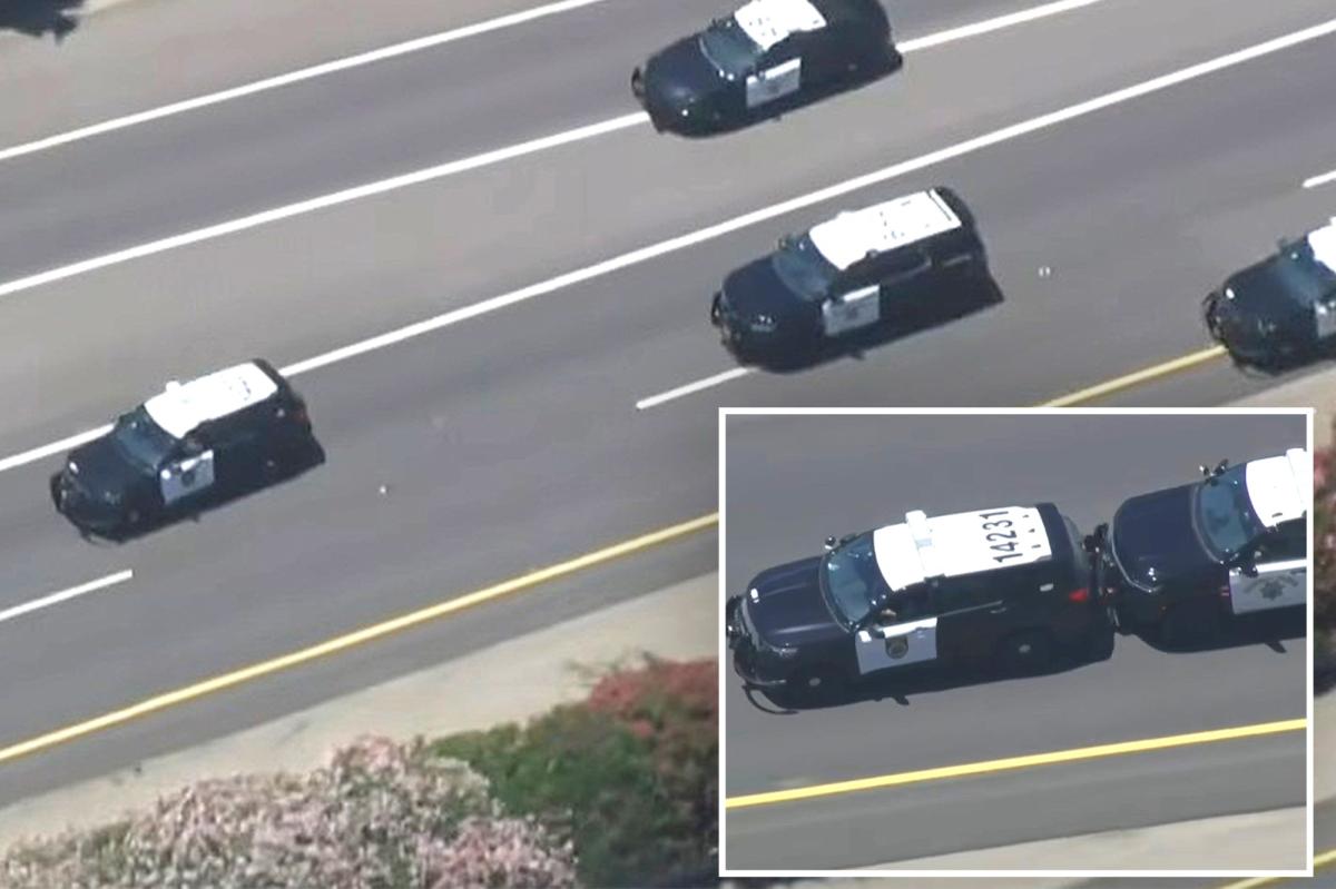 Stolen police cruiser leads cops on wild chase through streets of Sacramento