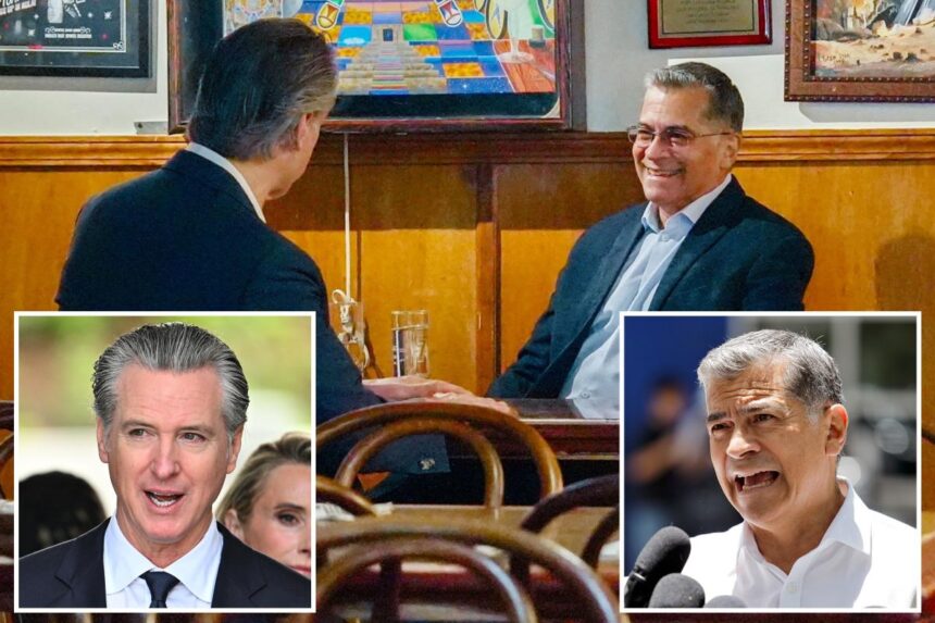 Gavin Newsom and Xavier Becerra hold mystery meeting at Mexican hotspot in San Francisco