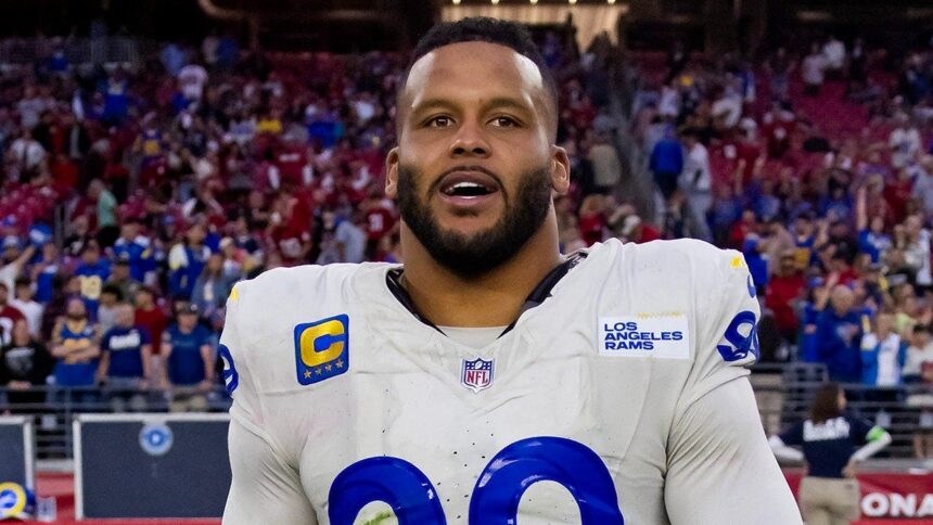 NFL great Aaron Donald may come out of retirement to join Myles Garrett on Rams’ defense, ex-teammate says