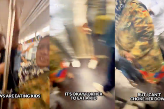 Woman allegedly choked subway rider, yelled antisemitic remarks in attack caught on video: police