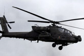 US Army helicopter goes down, but President Donald Trump says ‘pilots are fine’