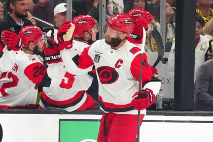 Jordan Staal’s two-goal night lifts Hurricanes past Golden Knights, evening Stanley Cup Final series