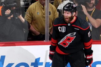 Carolina Hurricanes fend off late Golden Knights charge to come within one win of a Stanley Cup