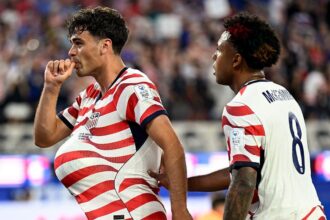 US soccer star Gio Reyna reveals wife is pregnant after stunning trivela goal caps USA’s 4-1 World Cup win
