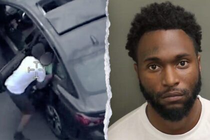 Helicopter footage captures Florida man allegedly abandoning child during high-speed chase from deputies