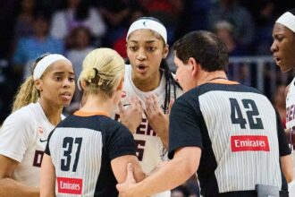 Dream’s Angel Reese thrown down in heated moment with Tempo’s Isabelle Harrison