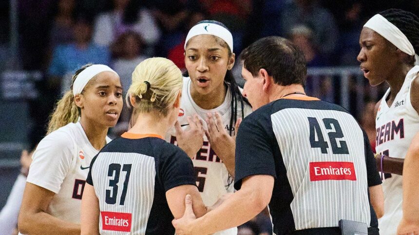Dream’s Angel Reese thrown down in heated moment with Tempo’s Isabelle Harrison