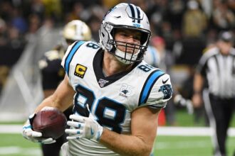 Greg Olsen says tight ends’ ‘blue-collar’ roots make them the right group for annual training event