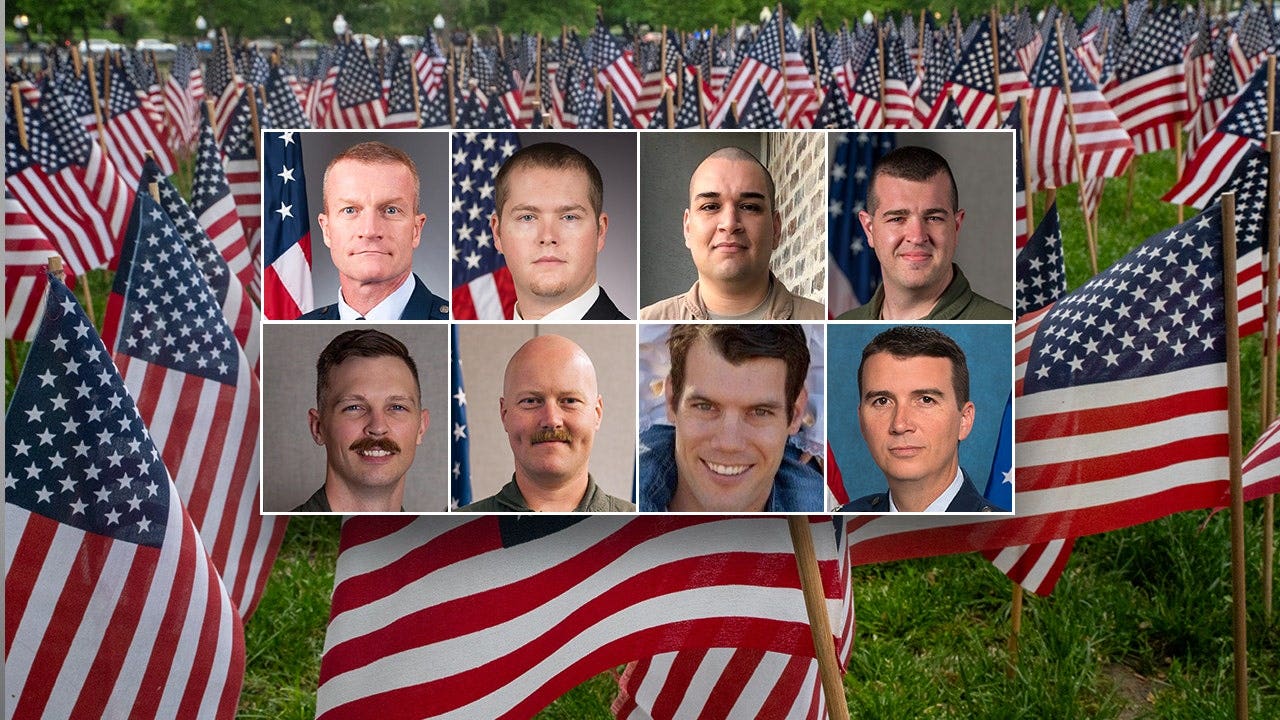 Air Force identifies 8 crew members killed in B-52 Stratofortress crash at Edwards Air Force Base