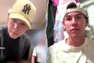 Man fired by firm after viral video shows him scolding dad for taking young daughters into women’s restroom