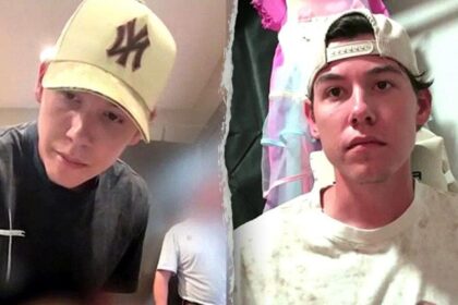 Man fired by firm after viral video shows him scolding dad for taking young daughters into women’s restroom