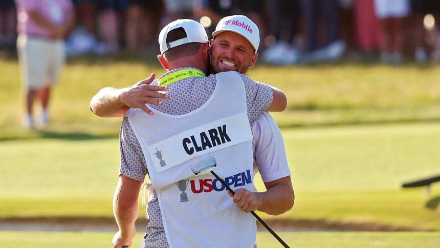 Wyndham Clark survives hostile crowd and Sam Burns charge to win second US Open at Shinnecock Hills