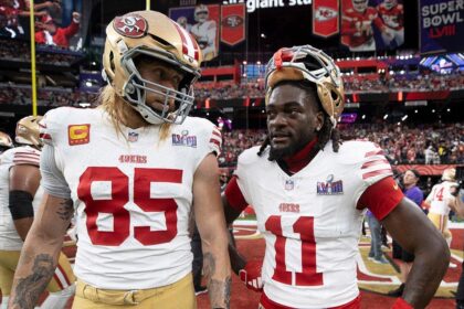 George Kittle wishes ‘luck’ to whoever trades for Brandon Aiyuk as 49ers look to move on from receiver