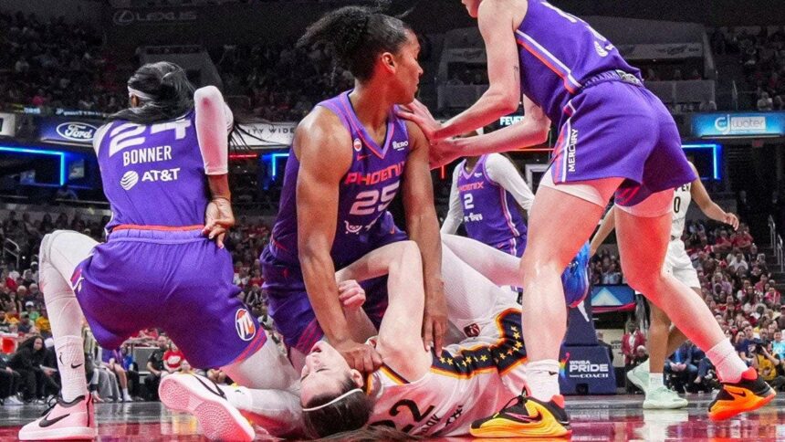 WNBA suspends Alyssa Thomas for ‘recklessly’ hitting Caitlin Clark in throat during scramble