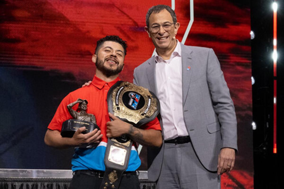 Domino’s manager earns title of World’s Fastest Pizza Maker — flipping three pies in seconds