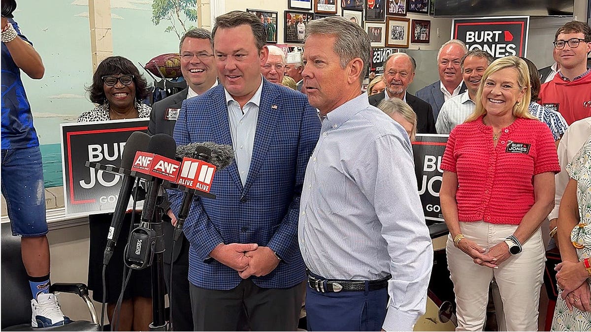 Brian Kemp and Burt Jones on runoff eve in Georgia