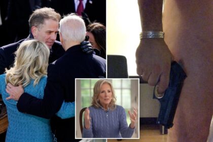 Jill Biden admits ‘I wanted’ Joe to pardon Hunter, claims ‘process was not fair’ to ex-first son