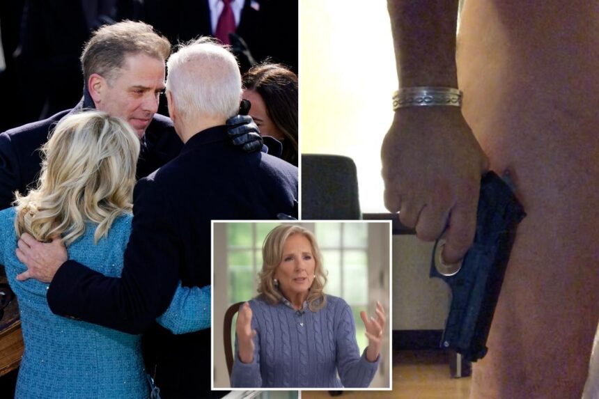Jill Biden admits ‘I wanted’ Joe to pardon Hunter, claims ‘process was not fair’ to ex-first son