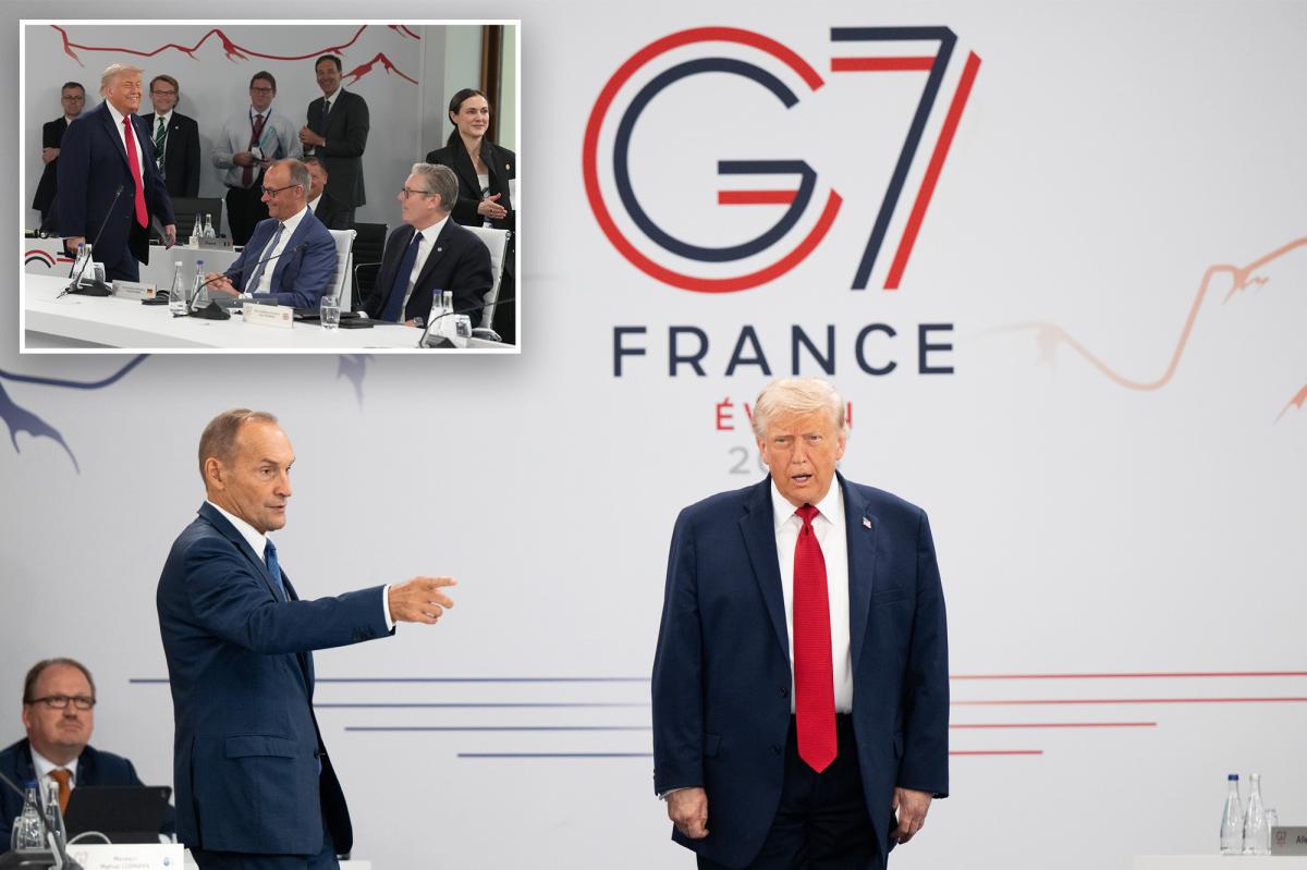 Trump arrives late to G7 after Truth Social screed — tells world leaders: ‘I’m the boss’