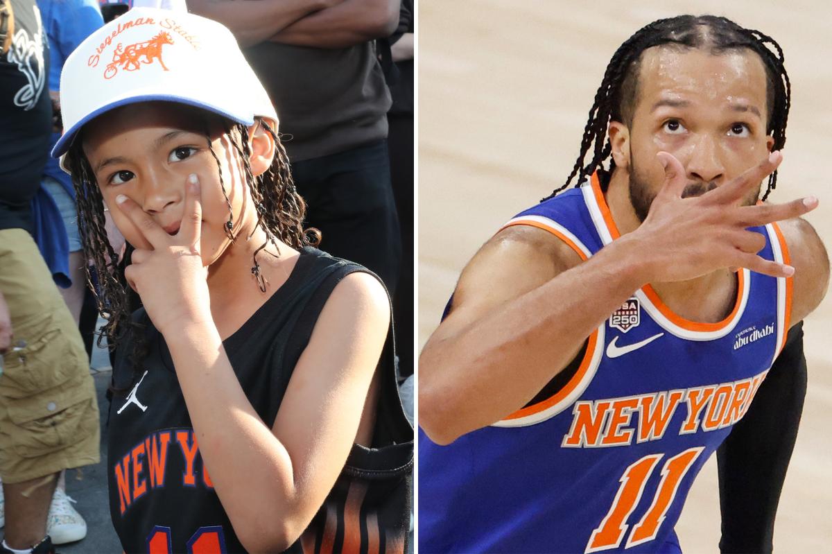 Knicks fan, 5, wins K in Jalen Brunson lookalike contest as thousands of dopplegangers gather