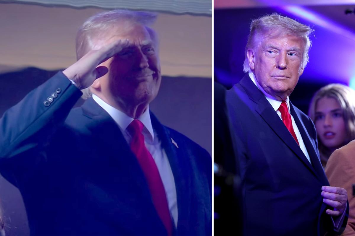 Trump salutes MSG crowd during national anthem of Knicks Game 3 — but some fans boo