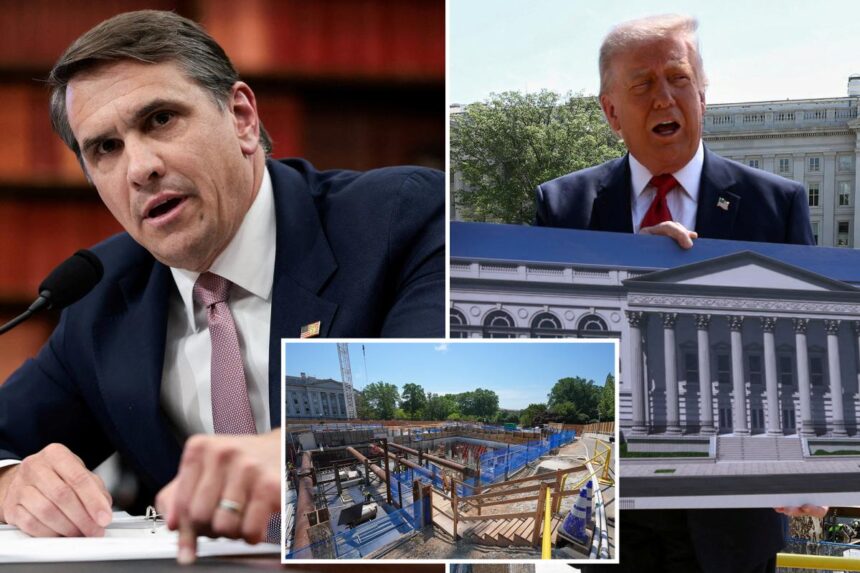 Exclusive | Acting AG Todd Blanche vows to get Trump his ballroom as Congress backs out of funding it