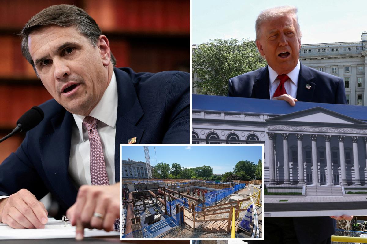 Exclusive | Acting AG Todd Blanche vows to get Trump his ballroom as Congress backs out of funding it