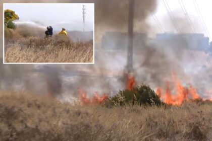 Sorrento Valley brush fire forces evacuations in San Diego