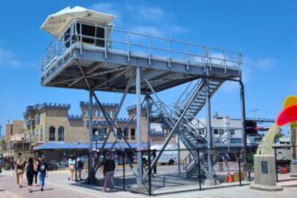 America’s weirdest lifeguard tower opens in San Diego — and it cost .5M