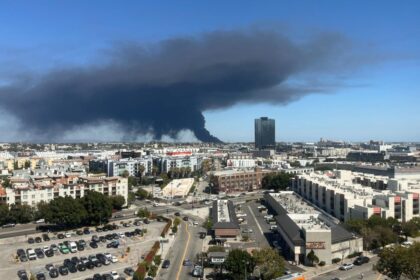 State of emergency warning rocks LA as warehouse fire spews dangerous smoke across city