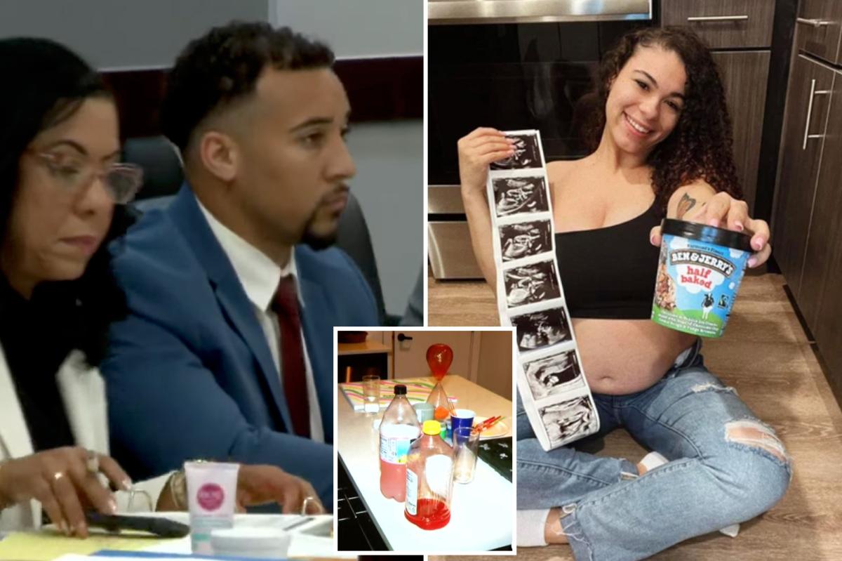 Disturbing photo reveals alleged cocaine-laced drink Blaise Taylor is accused of using to kill girlfriend, unborn baby