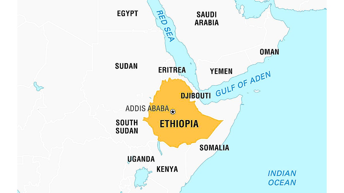 Map of Ethiopia