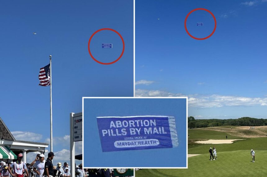 Abortion pill advertisement at US Open leaves golf fans appalled: ‘Gross and divisive’
