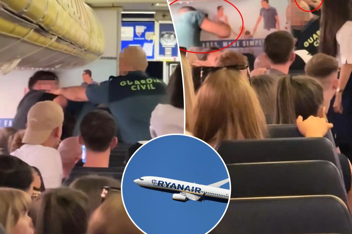 ‘Very drunk’ passenger punches cop during arrest on flight, leaving other travelers ‘scared and shocked’